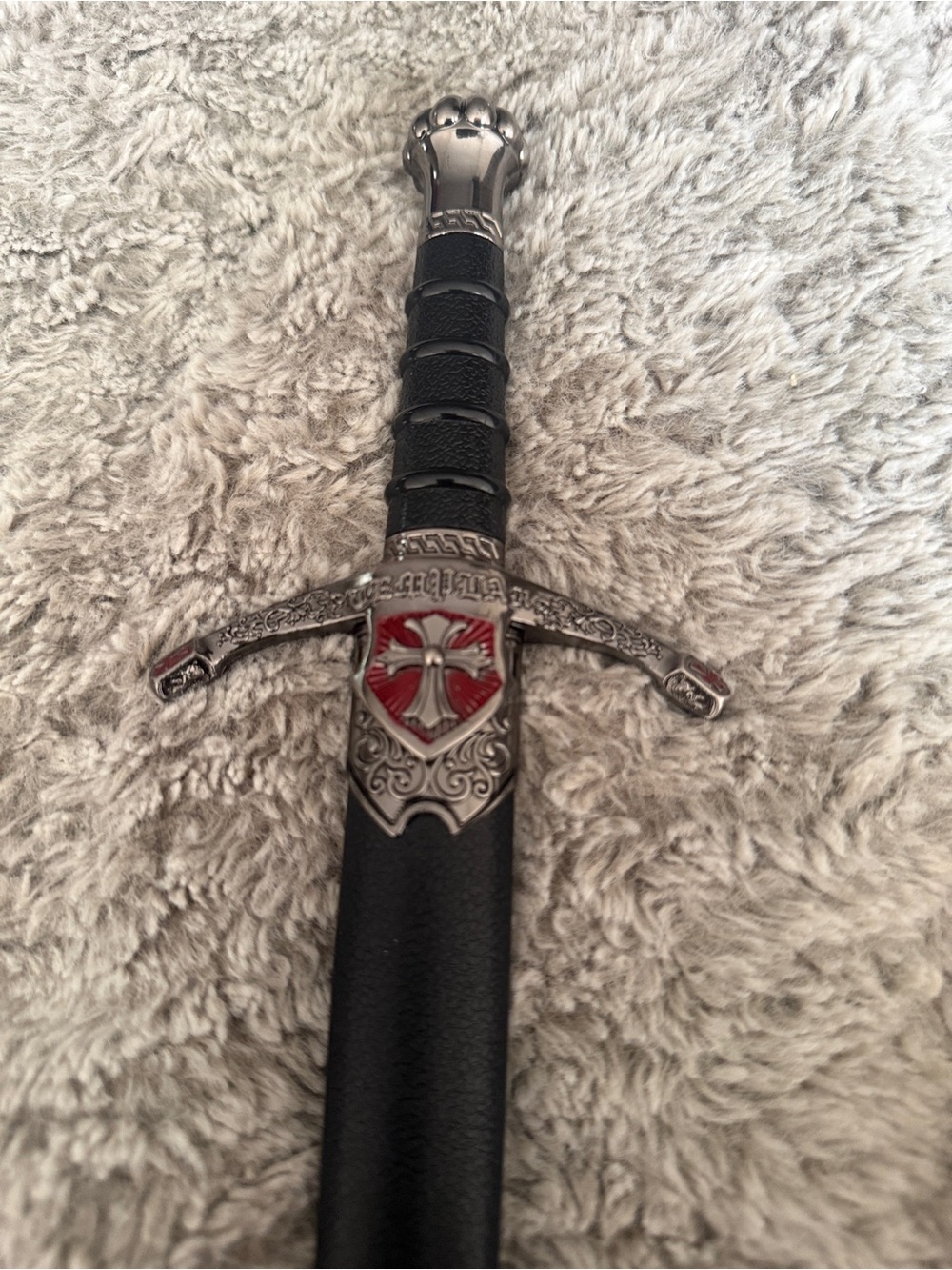 Chrome Hearts Black and Silver Medieval Style Dagger - Picture 3 of 3